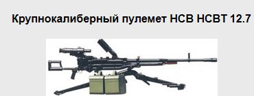 Пулемет НСВ-12.7